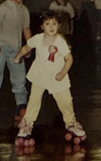 Ashley roller skating